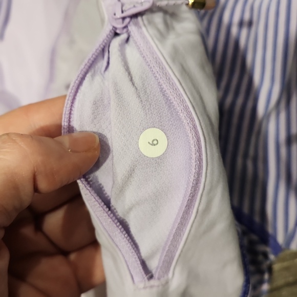 💫Lululemon Run: Speed Short *4-way StretchClassic Stripe Iris Flower Pretty - Picture 10 of 12